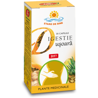 Digestie ușoară D57, 30 capsule, Fares