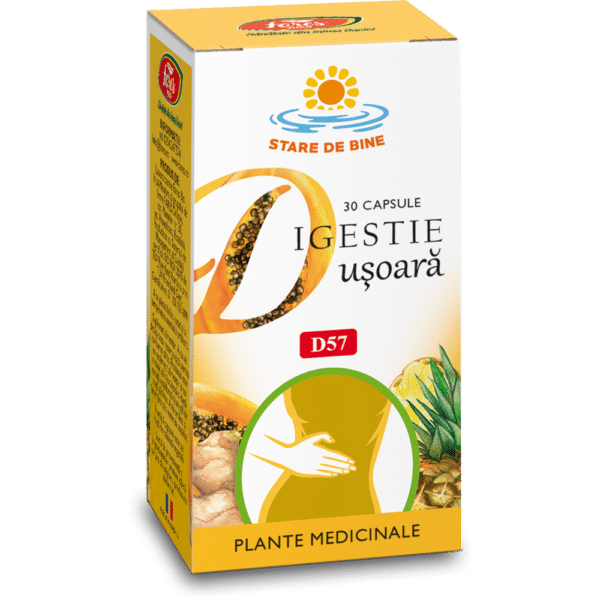 Digestie ușoară D57, 30 capsule, Fares Digestie ușoară D57, 30 capsule, Fares