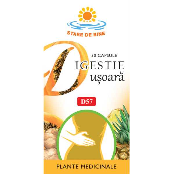Digestie ușoară D57, 30 capsule, Fares Digestie ușoară D57, 30 capsule, Fares – imagine 5