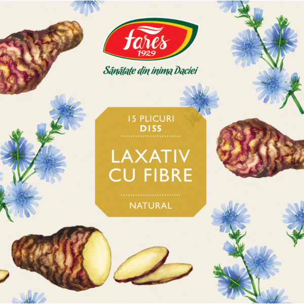 Laxativ cu fibre D155, 15 plicuri, Fares – imagine 5