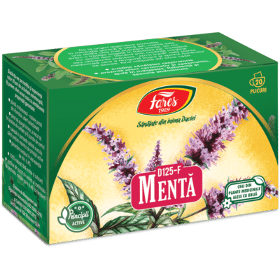 Ceai de mentă D125, 20 plicuri, Fares