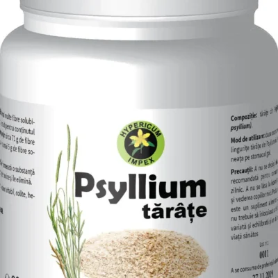 Psyllium Tărâțe, 90g, Hypericum Psyllium Tărâțe, 90g, Hypericum