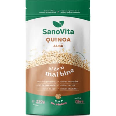Quinoa albă, 250 g, Sanovita