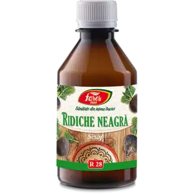 Sirop de ridiche neagră R28, 250 ml, Fares