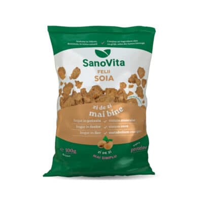 Felii texturate din soia, 100 g, Sanovita