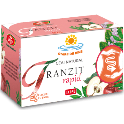 Ceai Tranzit rapid D152, 20 plicuri, Fares