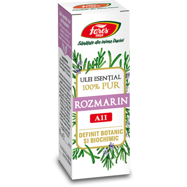 Ulei esențial de rozmarin A11, 10 ml, Fares Ulei esențial de rozmarin A11, 10 ml, Fares
