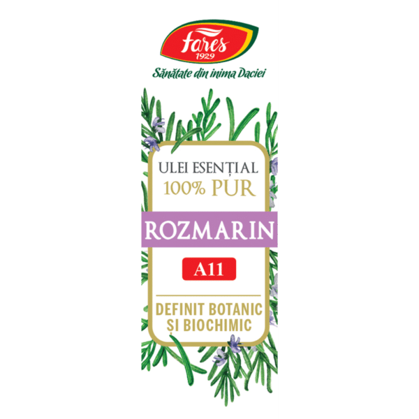 Ulei esențial de rozmarin A11, 10 ml, Fares Ulei esențial de rozmarin A11, 10 ml, Fares – imagine 5