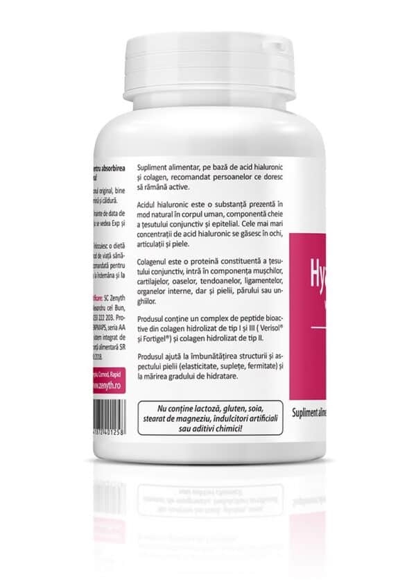 Pachet promo Acid Hialuronic și Colagen Complex, 60 + 30 capsule, Zenyth