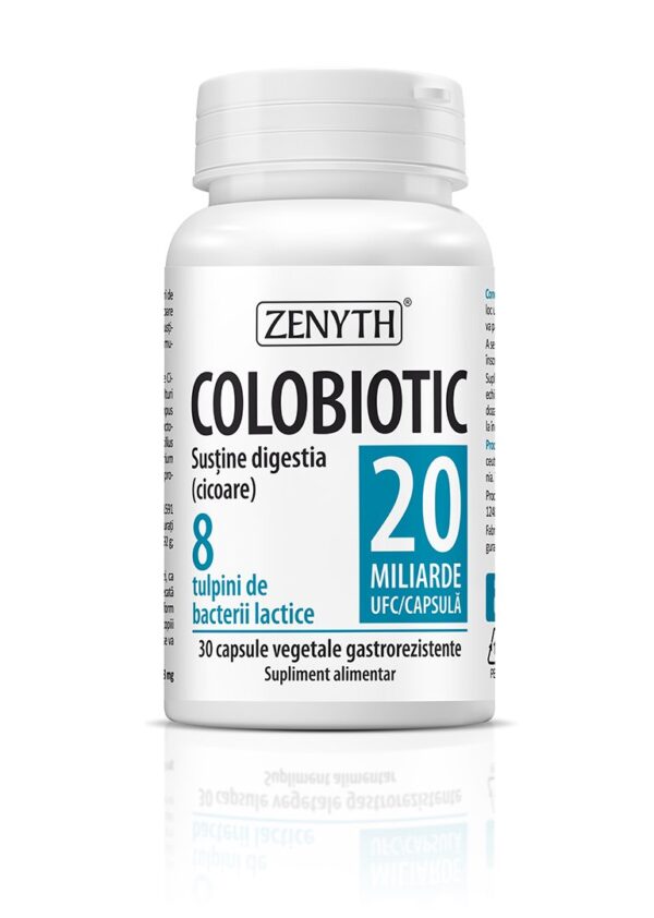 Pachet colobiotic, probiotice 20 miliarde, 30+10 capsule, Zenyth