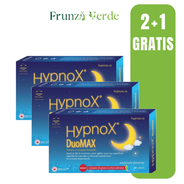 Pachet Hypnox DuoMax, 3*20 comprimate, Good Days Therapy