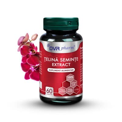 ȚELINĂ SEMINȚE EXTRACT – 60 capsule, DVR Pharm