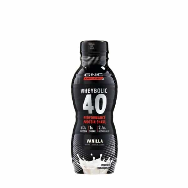 GNC AMP Wheybolic 40, Shake Proteic RTD cu Aroma de Vanilie, 414 ml GNC AMP Wheybolic 40, Shake Proteic RTD cu Aroma de Vanilie, 414 ml