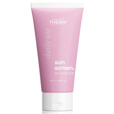 Cremă zilnică cu protecție solară SPF50+ Daily Use Sunscreen, 50 ml, Synergy Therm
