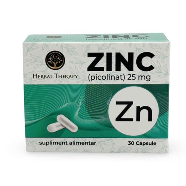 Zinc (picolinat) 25 mg, 30 capsule, Herbal Therapy