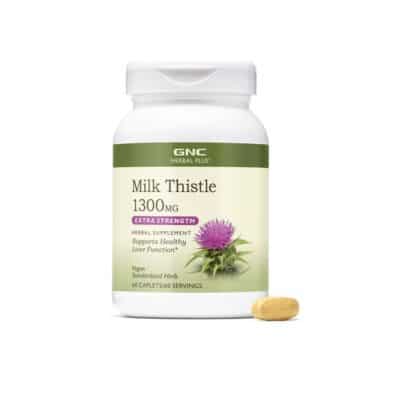 Herbal Plus Milk Thistle 1300 Mg, 60 comprimate, GNC