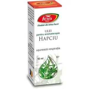 Ulei Hapciu Ușurează Respirația R7, 10 ml, Fares