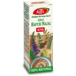 Ulei decongestionant nazal Hapciu Nazal R50, 5 ml, Fares