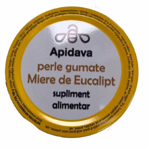 Perle gumate cu miere de eucalipt, 50 g, Apidava