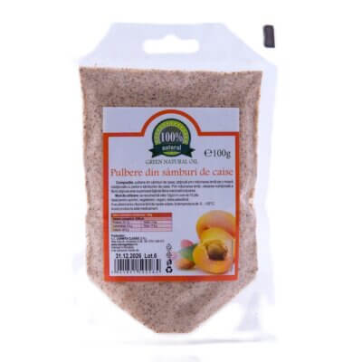 Pulbere din sâmburi de caise, 100 g, Carmita Classic