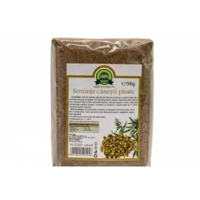Semințe de cânepă pisate, 500 g, Carmita Classic