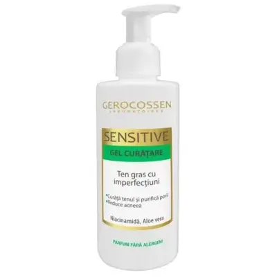 Gel de Curățare Sensitive, 200 ml, Gerocossen