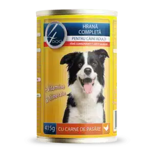 Conservă pentru câini 4Dog cu Carne de Pui, 415g