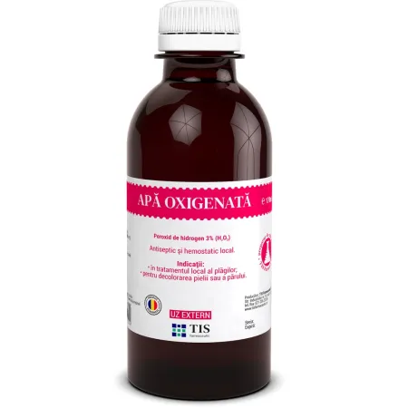 Apă oxigenată, 3%, 170 ml, Tis Farmaceutic