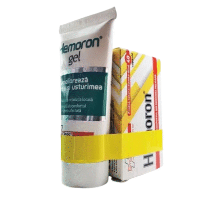 Pachet Hemoron 40 capsule + Hemoron Gel 100 ml, Farma Class