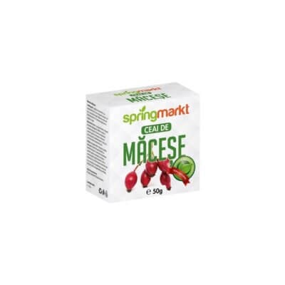 Ceai de Măceșe Fructe Întregi, 50g Springmarkt