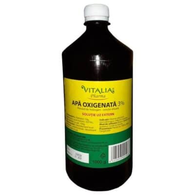 Apă Oxigenată 3 %, flacon 1000 ml, Vitalia Pharma