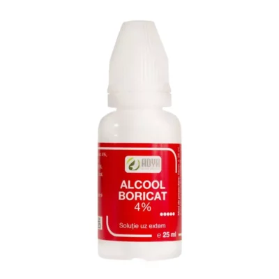Alcool Boricat 4%, 25 ml, Adya Green Pharma