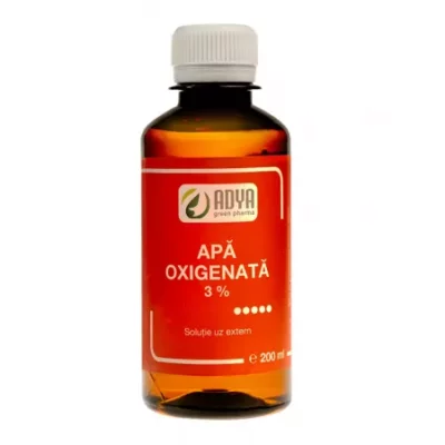 Apă oxigenată, 3%, 200 ml, Adya Green Pharma