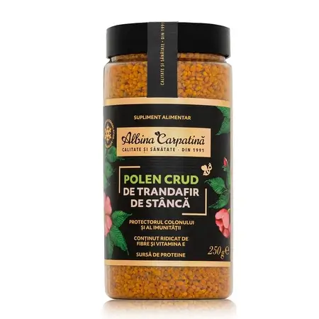 Polen crud trandafir de stancă, 250 g, Albina Carpatină