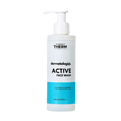 Gel de curățare facială Active Face Wash Dermatologist, 200 ml, Synergy Therm