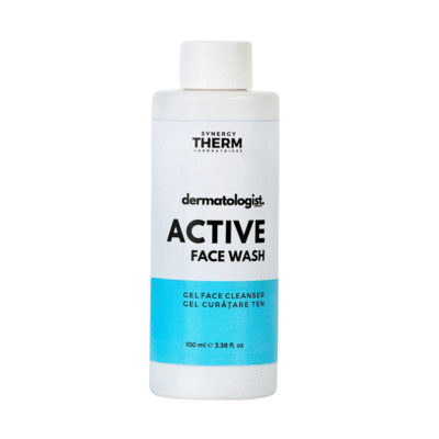 Gel de curățare facială Active Face Wash Dermatologist, 100 ml, Synergy Therm
