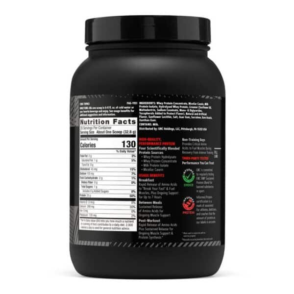 Gnc Amp Sustained Protein Blend, Amestec Proteic, Cu Aroma De Milkshake De Vanilie, 852.8 g