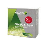 Pachet Omega 3-6-9, 2*30 capsule, Adams Supplements