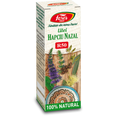 Ulei Hapciu Nazal R50, roll-on, 5 ml, Fares