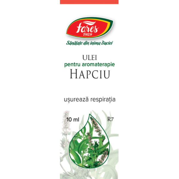 Hapciu R7 Ușurează respirația, inhalant, 10 ml, Fares – imagine 5