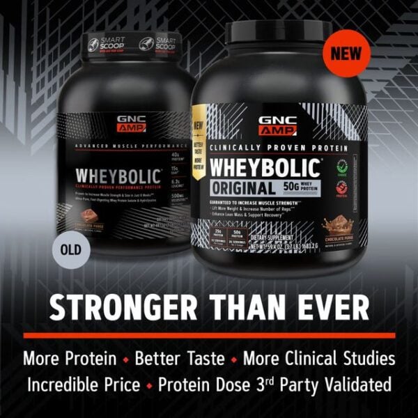 Gnc Amp Wheybolic, Proteina Din Zer, Cu Aroma De Ciocolata, 1683.2 g