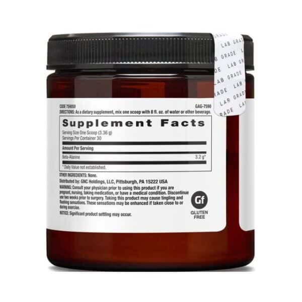Beyond Raw Chemistry Labs Beta-alanine, Beta-alanina, 100.8 g