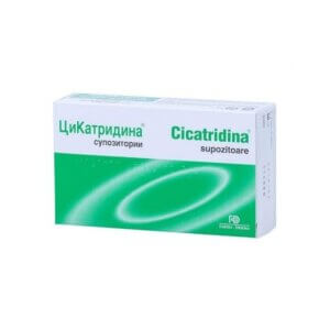Cicatridina supozitoare, 10 bucăți, NaturPharma