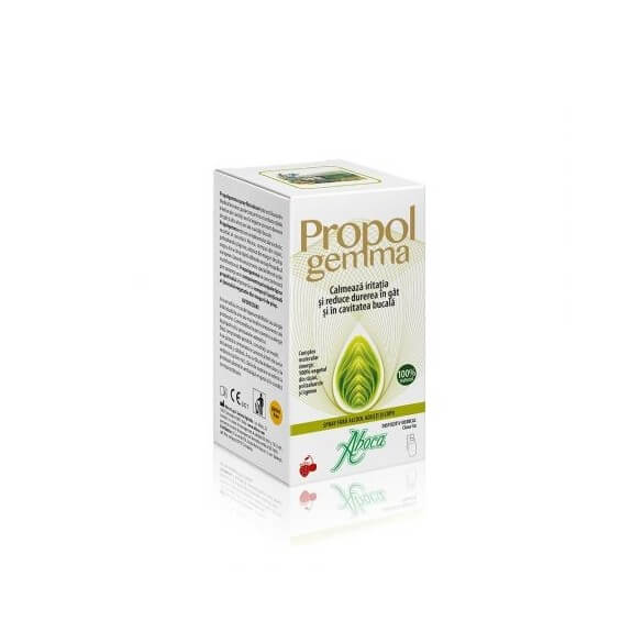 propolgemma spray fara alcool pentru gat pentru adulti si copii x 30 ml aboca