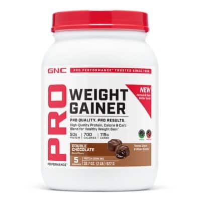 Gnc Pro Performance Weight Gainer, Formula Proteica Pentru Crestere In Greutate, Cu Aroma De Ciocolata, Testata Antidoping, 1134 G