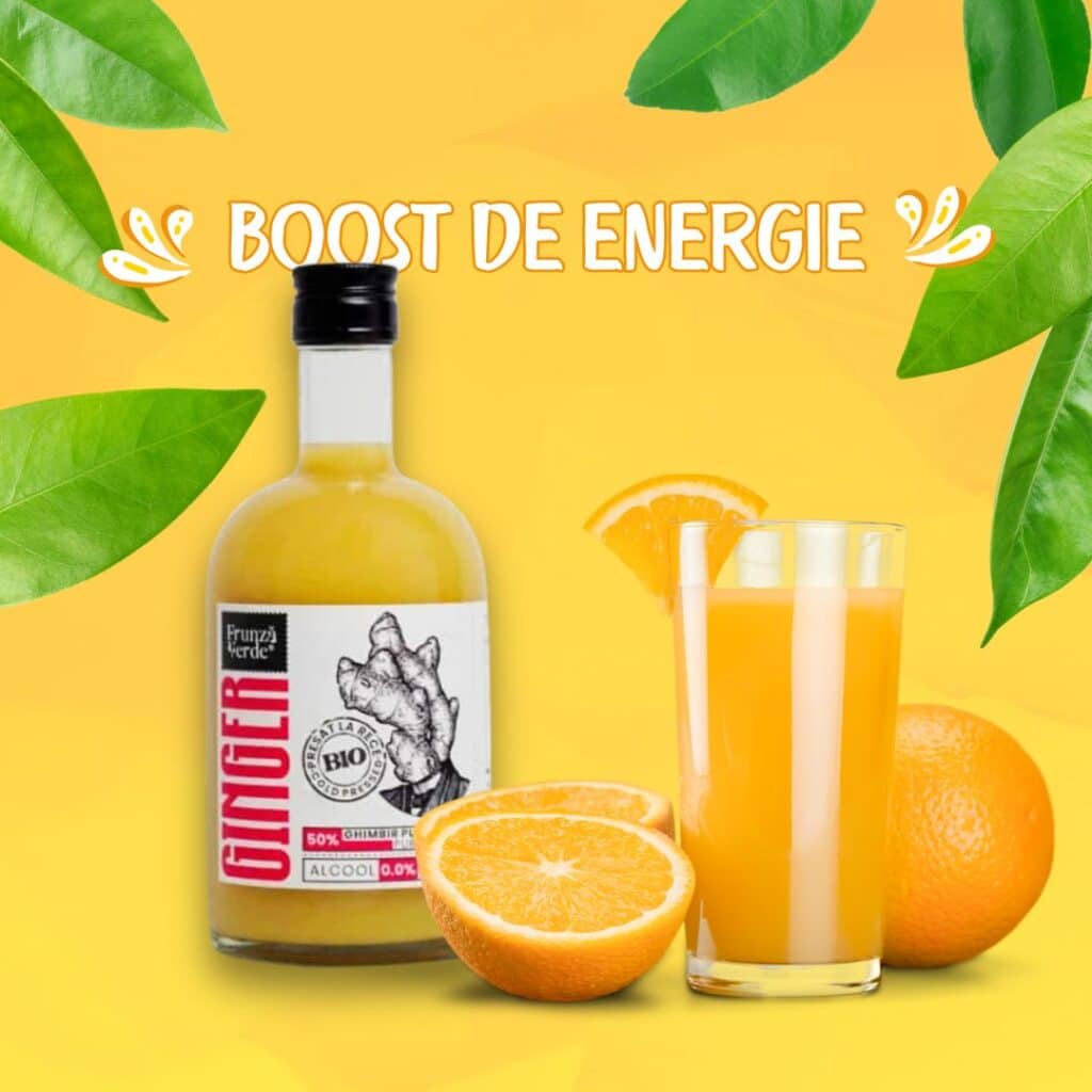 Boost de energie Ginger BIO Frunza Verde