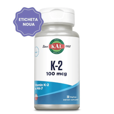 Vitamina K2 100 mcg Kal, 30 comprimate, Secom