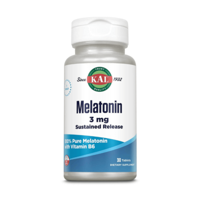 Melatonină, 3 mg, 30 comprimate, Kal