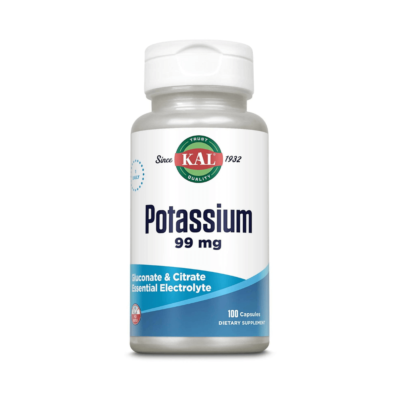 Potasiu, 99 mg, 100 capsule, Kal