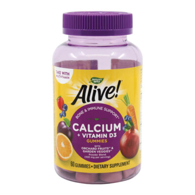 Live Calcium + D3, 60 jeleuri, Natures Way